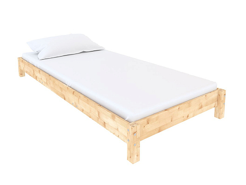 Подростковая кровать Happy - Односпальная кровать из массива сосны.