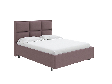 Мягкая кровать Malina - Изящная кровать без встроенного основания из массива сосны с мягкими элементами.