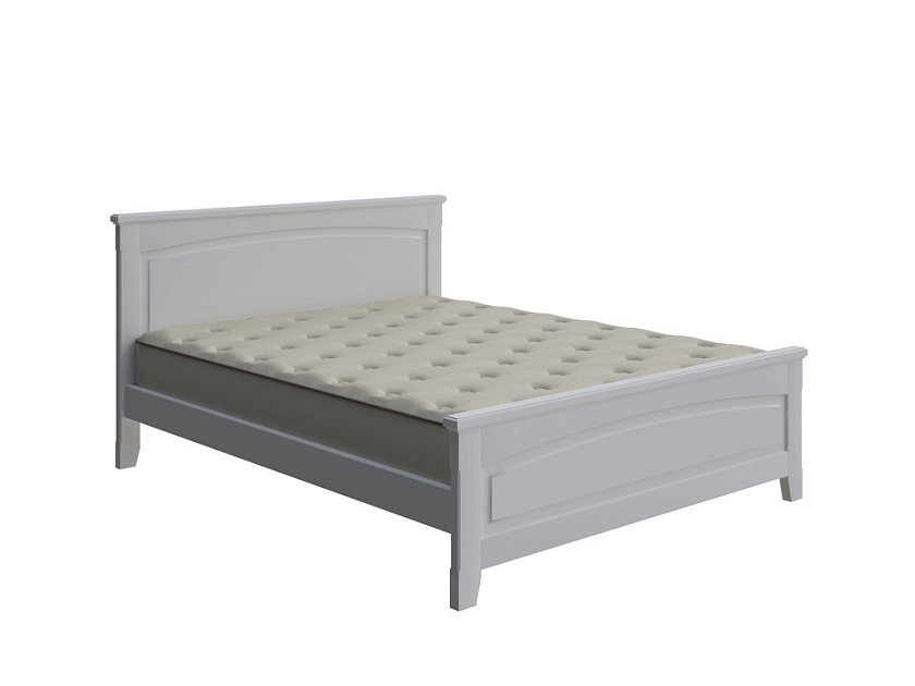Кровать Marselle 160x200 Массив (сосна) Белая эмаль - Классическая кровать из массива