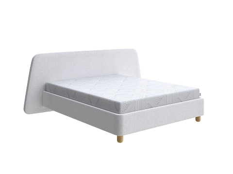 Большая двуспальная кровать Sten Berg Right - Мягкая кровать с необычным дизайном изголовья на правую сторону