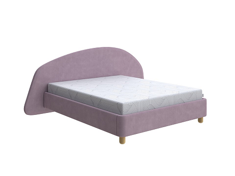 Кровать из массива Sten Bro Right - Мягкая кровать с округлым изголовьем на правую сторону