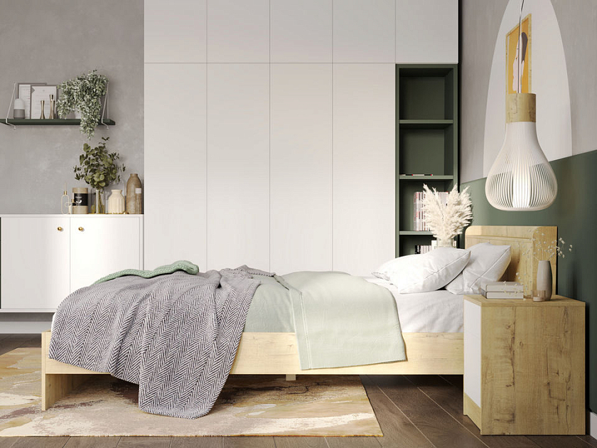 Кровать Bord 80x190 ЛДСП Бунратти - Кровать из ЛДСП в минималистичном стиле.