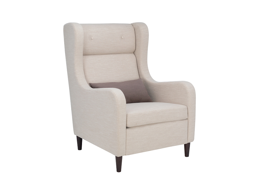 Кресло King Ergo 70x77 Ткань Velutto 18 - Мягкое кресло с высокой спинкой в обивке из мебельной ткани